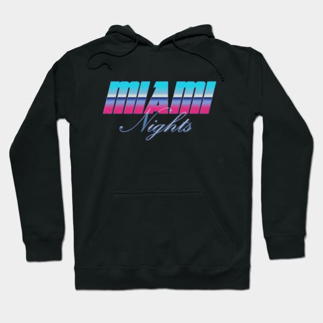 80s miami nights Hoodie by DopamIneArt